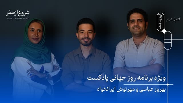 مهرنوش ایرانخواه و بهروز عباسی - ویژه برنامه روز جهانی پادکست